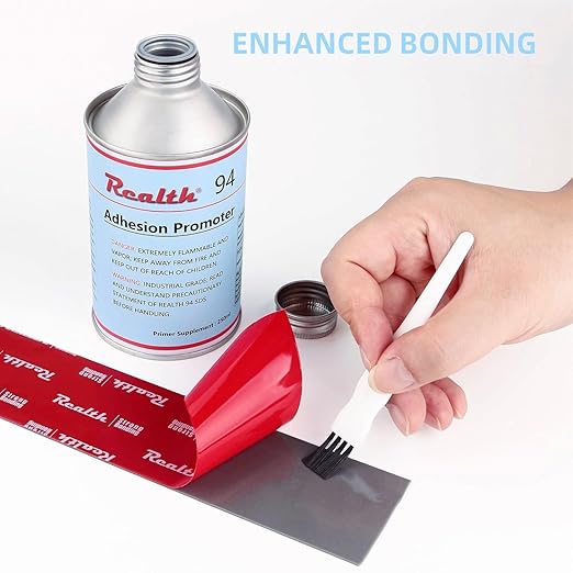 94 Adhesion Promoter & Tape Primer 250ml ??Enhances Bond Strength for Automotive Molding Tape, Double-Sided Mounting Tape on PP, PE Plastics & Metal