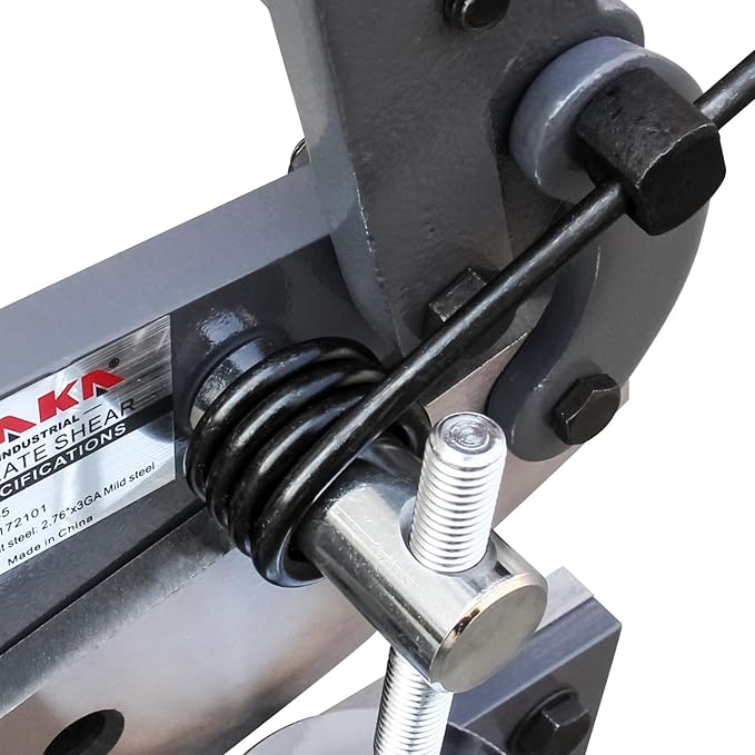 KAKA INDUSTRIAL Metal Shear, 5 Inch Sheet Metal Cutter for Steel Bars and Copper Plates,Hand Tool for Auto Repair, HVAC Duct Trimming,DIY Workshops HS-5