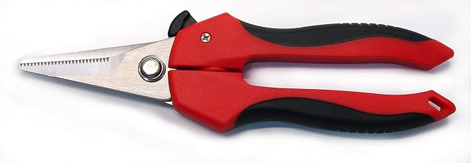 Ascend Tools 7-1/2 inch Medium Duty Professional Spring Loaded Multipurpose Straight Edge Shears