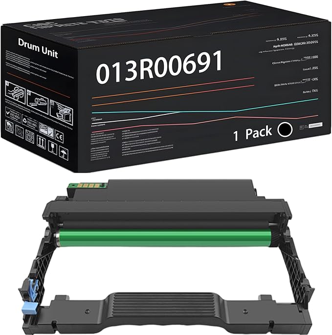Compatible for Xerox 013R00691 Drum Unit Work for Xerox B225 B230 B235 Printers, with Chip, High Yield 22000 Pages, High-Definition Printing (Black)