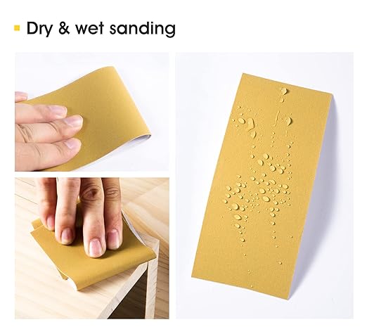 S SATC 240 Grit PSA Longboard Sandpaper 20 Yard Long Continuous Roll, 2-3/4" Wide Self Adhesive Stickyback Sanding Sheets for Automotive, Hand Sanding Blocks,Woodworking, Metal, Plastic