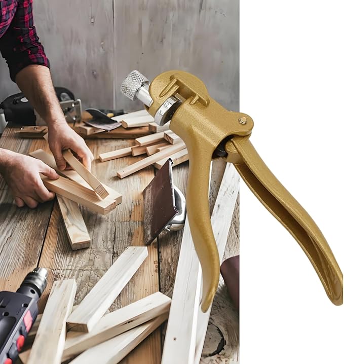 Saw Set Tool, Zinc Alloy and Copper Alloy Saw Set Tool Pliers Sawset Puller Woodwork Hand Tools DIY Accessories Carpentry for Woodworking Saw Blades (Without Magnifier)