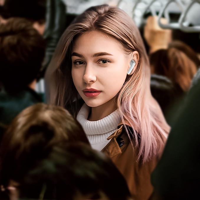 Wireless cat-themed earphones suitable for teenagers, with a charging case, IPX5 waterproof, passive noise reduction, touch control, 30 hours of playtime, suitable for boys and girls, teenagers.