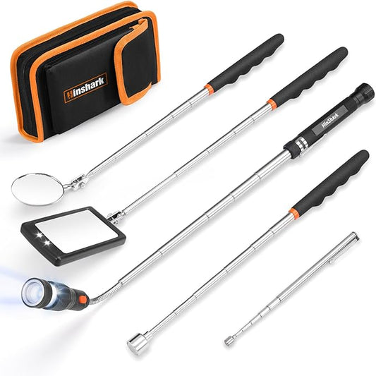 Gifts for Men, Valentines Day Gifts for Him Extendable Telescoping Magnetic Pickup Tools Set, Anniversary Birthday Gift for Men Dad Husband Him, Mens Valentines Gift for Cool Gadgets Tools