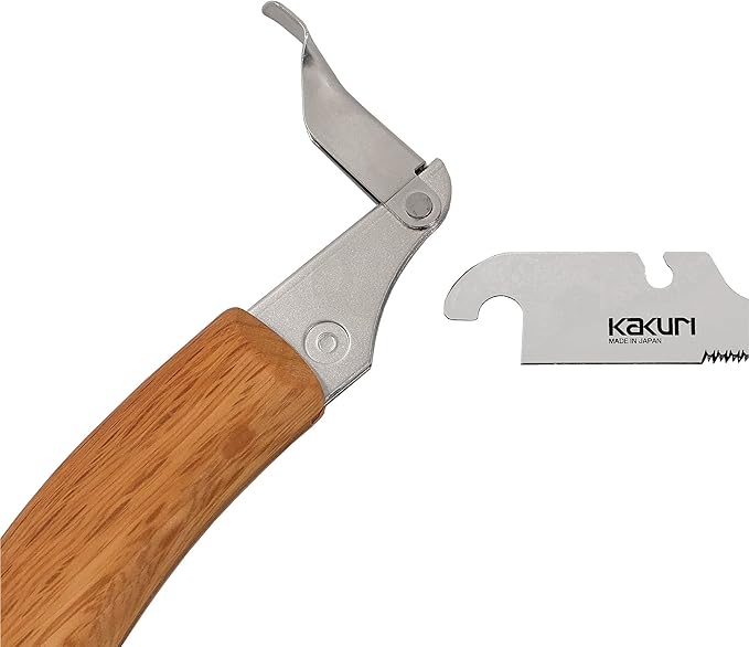 KAKURI Japanese Keyhole Saw 6" Fine Teeth, Replacement Blade - Made in Japan