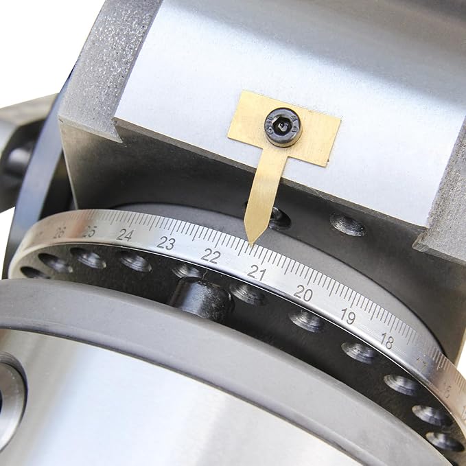 KAKA INDUSTRIAL Dividing Head Set with 6 inch 3-Jaw Chuck, MT3 Tailstock and Dividing Plates for Milling Machine Gear Cutting Indexing BS-1