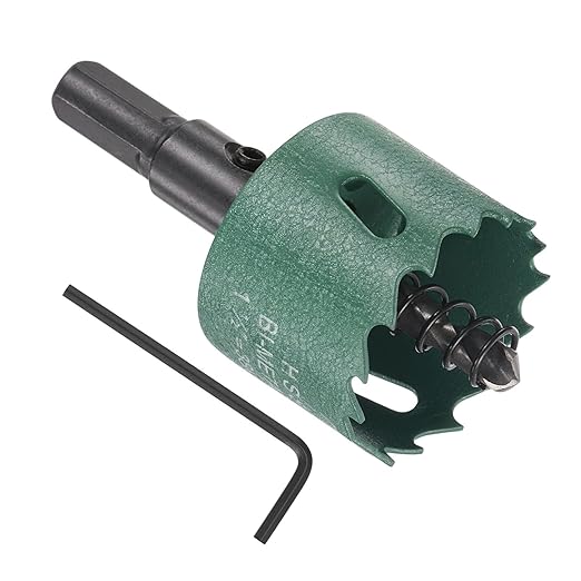 Bi-Metal Hole Saw, 38mm 1-1/2 Inch Dia Hole Saw, High Speed Steel Cutter - (Applications: for Wood Brass Zinc), 1-Pieces