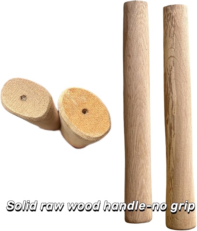 2025 Upgrade Sledge Hammer DIY Kit – 2 lb Stoneheavy Duty Hammer Hand-Forged Steel Hammer Head, 2 Wooden Handle & Wedge Shock Absorbing Forged Iron Unassembled for Custom Crafting