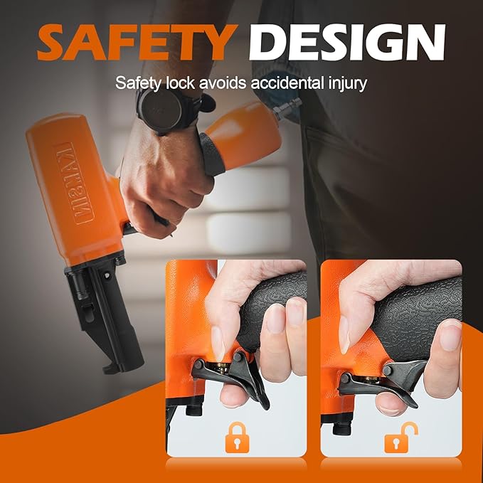 BD70 Pneumatic Nail Puller with Safety Lock, Air-Powered Denailer for Rusty Nails, Pallets & Recycled Wood