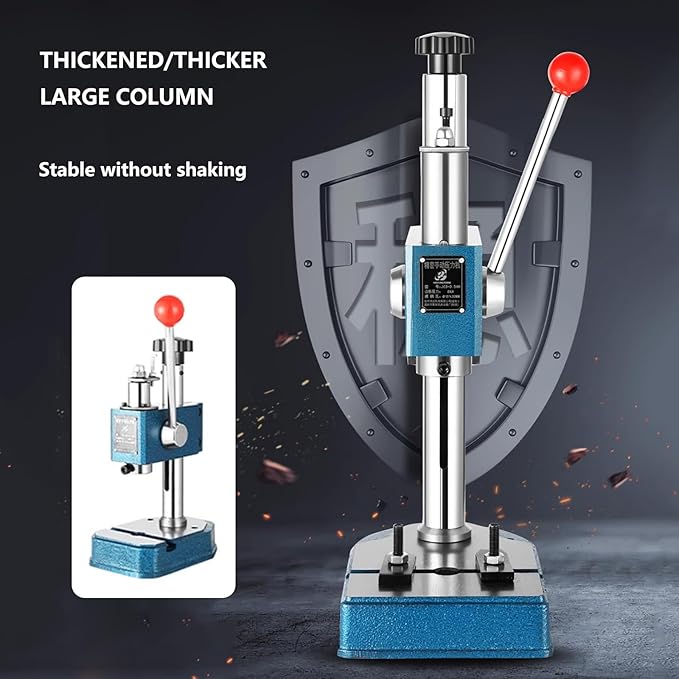 12.6 in Arbor Press, 1100lb Precision Manual Presses for Stamping, Bending, Drawing and Forming(660lb/300kg)