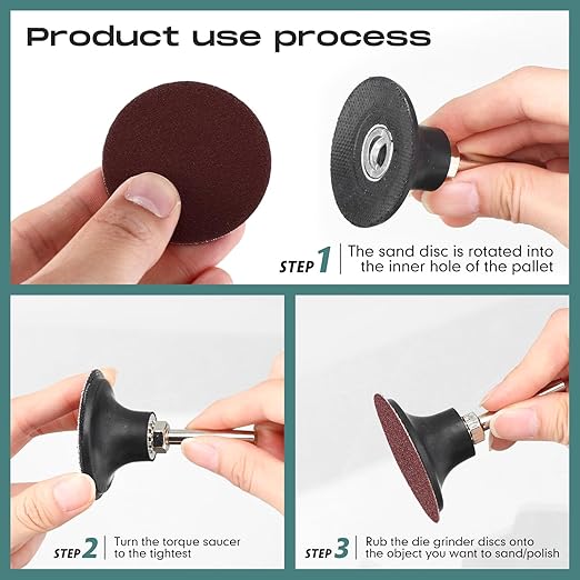 Newwiee 150 Pieces 2 Inch Sanding Discs 320 Grit Roll Lock Discs Die Grinder Sanding Disc for Surface Prep Strip Grind Polish Finish Burr Rust Paint Removal Red