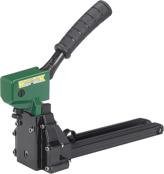 Klinch-Pak KP-CM Manual Carton Closing 1-1/4" C-Crown Top Stapler for 5/8" to 3/4" K-C Series Staples, Ideal for Folding Boxes, Complete Overlap and Other Corrugated Cardboard Applications