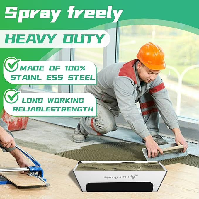 Drywall Mud Pan, Stainless Steel Mud Pan, Sheared Edges for Easy Knife Cleaning, Perfect Size for Larger Drywall Knife, Suitable For Mortar, Mixing Cement, Putty And Paint (10 Inch 1 Pack)