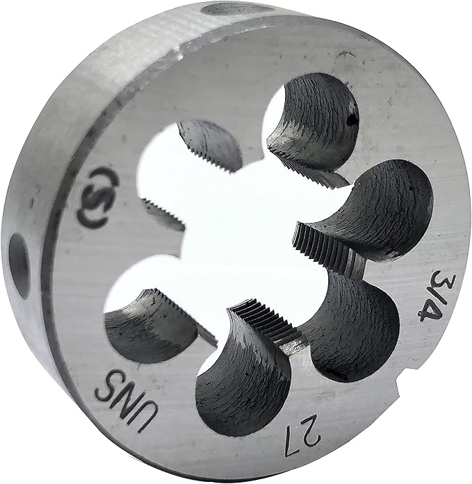 ZOUZMIN 3/4"-27 UNS Thread Tap and round Die Grinding Taper Shank Twist Drill bits Combo Set