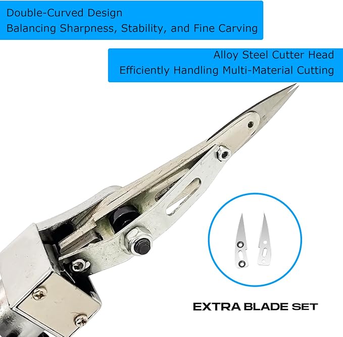Electric Carpet Carving Scissors Tufting Rug Carving Engrave Trimmer Modeling Scissors 0-40000RPM Adjustable Speed Range for tufting Art 110V-240V