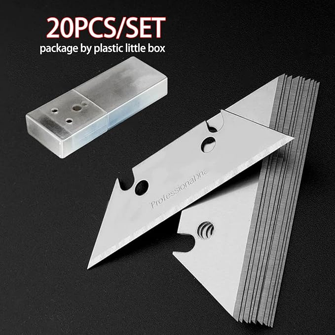 20pcs Miter Shears Replacement Blade - Upgraded ST5 Ultra-sharp Angle Shears, Miter Trim Cutter, Anti-rust (20pcs Replacement Blades)