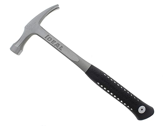IDEAL Electrical 35-210 Drop-Forged Hammer - Electrician's Hammer 28.5 oz. 14-1/2 in. Claw Hammer