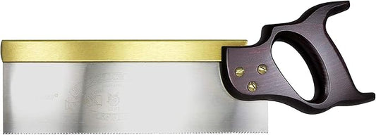Taytools Lynx Thomas Flinn British 14 Inch Tenon Saw with Stained Beech Handle 13 TPI and Filed for Crosscutting