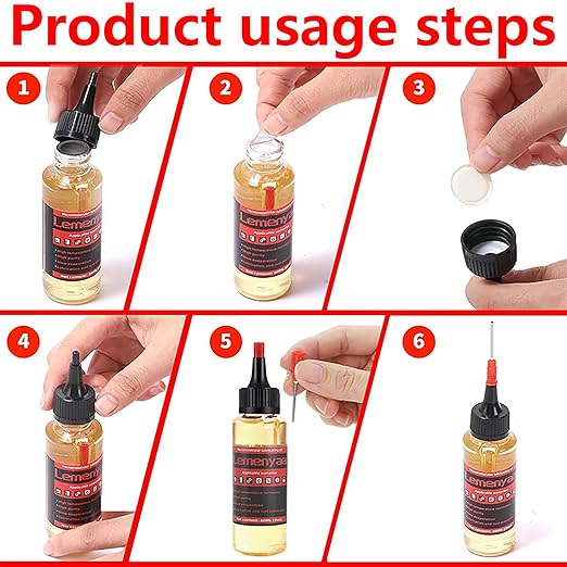 Door Hinge Lubricant ??2 OZ Silicone Oil with Built-in Nozzle Storage ??Non-Spray, No-Drip Formula for Squeaky Hinges, Locks, Garage Doors, Sliding Tracks & More ??Odorless & Rust-Resistant