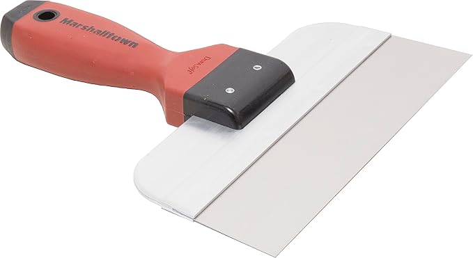 MARSHALLTOWN Narrow Taping Knives, 8 Inch Length, Tempered Stainless Steel Blade, DuraSoft Handle, Made in the USA, 3508SDN