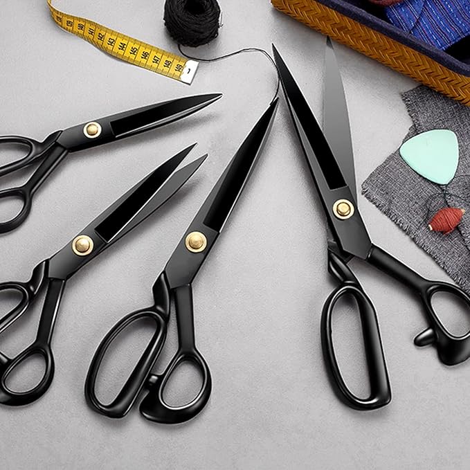 Premium Fabric Scissors Heavy Duty, Sharp All Purpose Scissors For Office Craft Sewing Embroidery, Professional dressmakers Shears