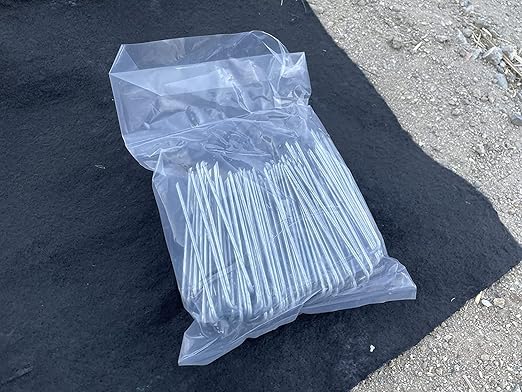 Sandbaggy 4 Inch Landscape Sod Staples | Great for Hard & Rocky Soil | Sharp Like a Knife | Tough 11 Gauge Rust-Resistant | Trusted by Farmers & Contractors Across USA (300 Staples)