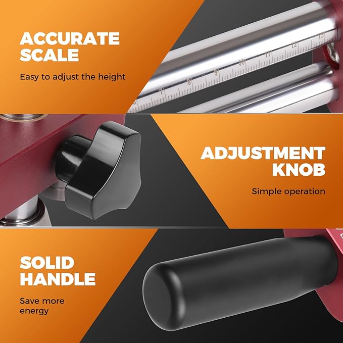 Sheet Metal Bender, Edge Roller Bender for Standing Seam Roofing Tools at 0-90째 Angle, Large Sheet Metal Roller and Bending Tool