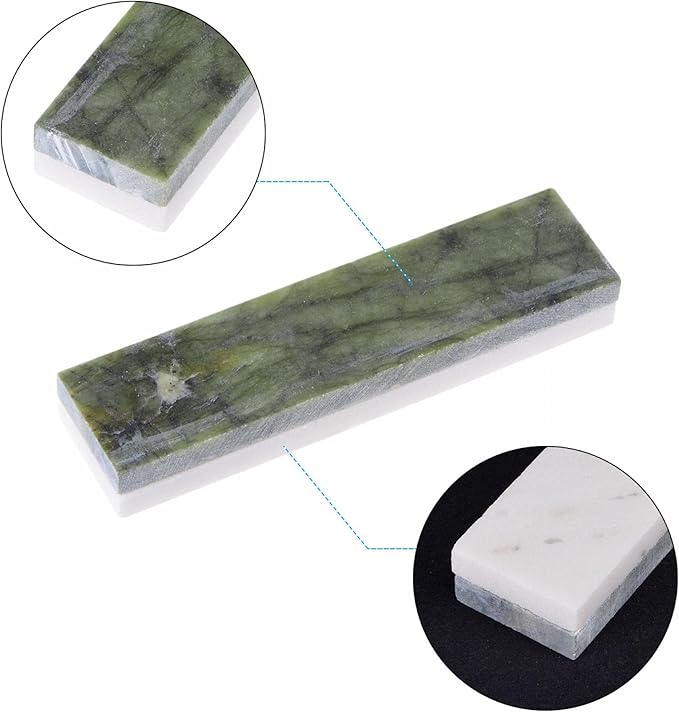 uxcell Sharpening Stones 10000/40000 Grit 2 Side Combination Whetstone Knife Sharpener Stone 100x25x12.5mm