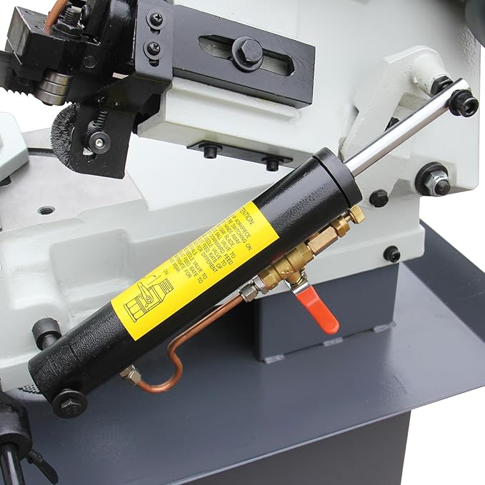 KAKA INDUSTRIAL Metal Band Saw, 9 Inch/228mm Rectangular Cutting Capacity Metal Horizontal Band Saw,4-Speed Dual Voltage Hydraulic Feed and Coolant System 115V/230V BS-912B