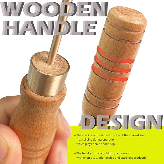 WEDO Slotted Screwdriver, Precision Screwdriver with Wooden Handle,Non-Sparking Flat Head Screwdriver,Tip Size 4.5mm,Length 150mm,Beryllium Copper,DIN Standard,BAM Certification
