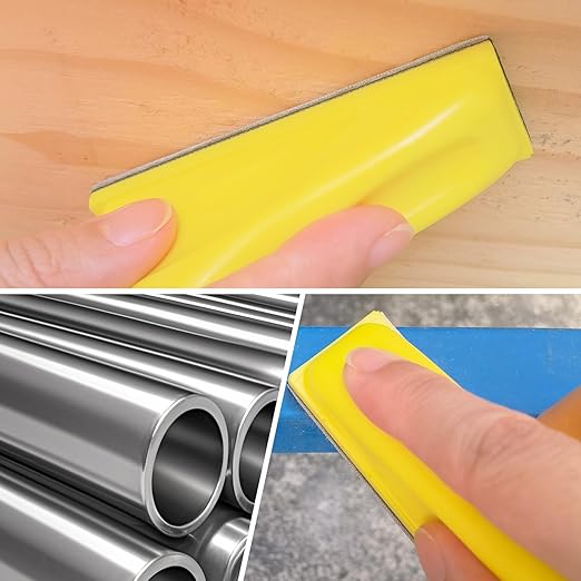 Total 33 Yard Emery Cloth Sandpaper Roll Assortment- 150 240 320 400 600 Grit, Abrasive Hand Sanding Paper Roll with Dispenser for DIY Crafts Wood Furniture Metal Automotive (Advanced Aluminum Oxide)