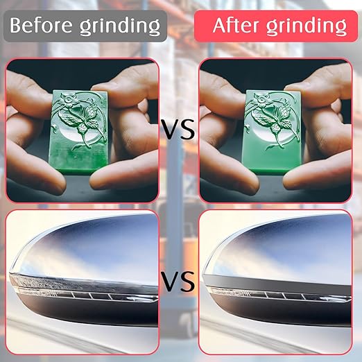 60 Pcs 320-2500 Grit Sanding Sponge, Ultra Fine Sanding Sponges Pads, Soft Foam Shine Block Wet Dry Polish Pads, Ultra Fine Grit Sandpaper for Model Drywall Metal Wood Furniture Polishing