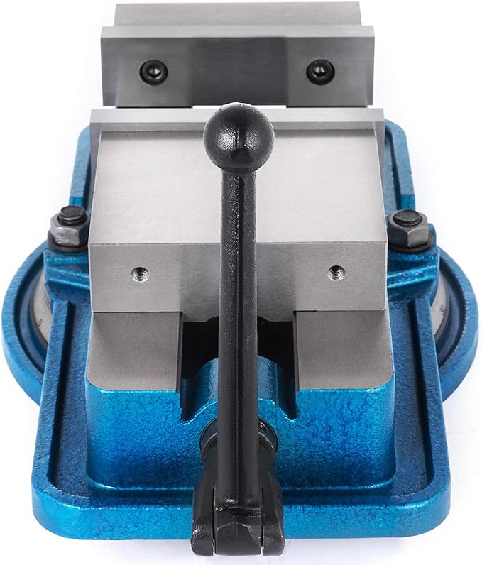 VEVOR 3 Inch Heavy Duty Milling Vise Bench Clamp Vise High Precision Clamping Vise 3 Inch Jaw Width with 360 Degree Swiveling Base CNC Vise
