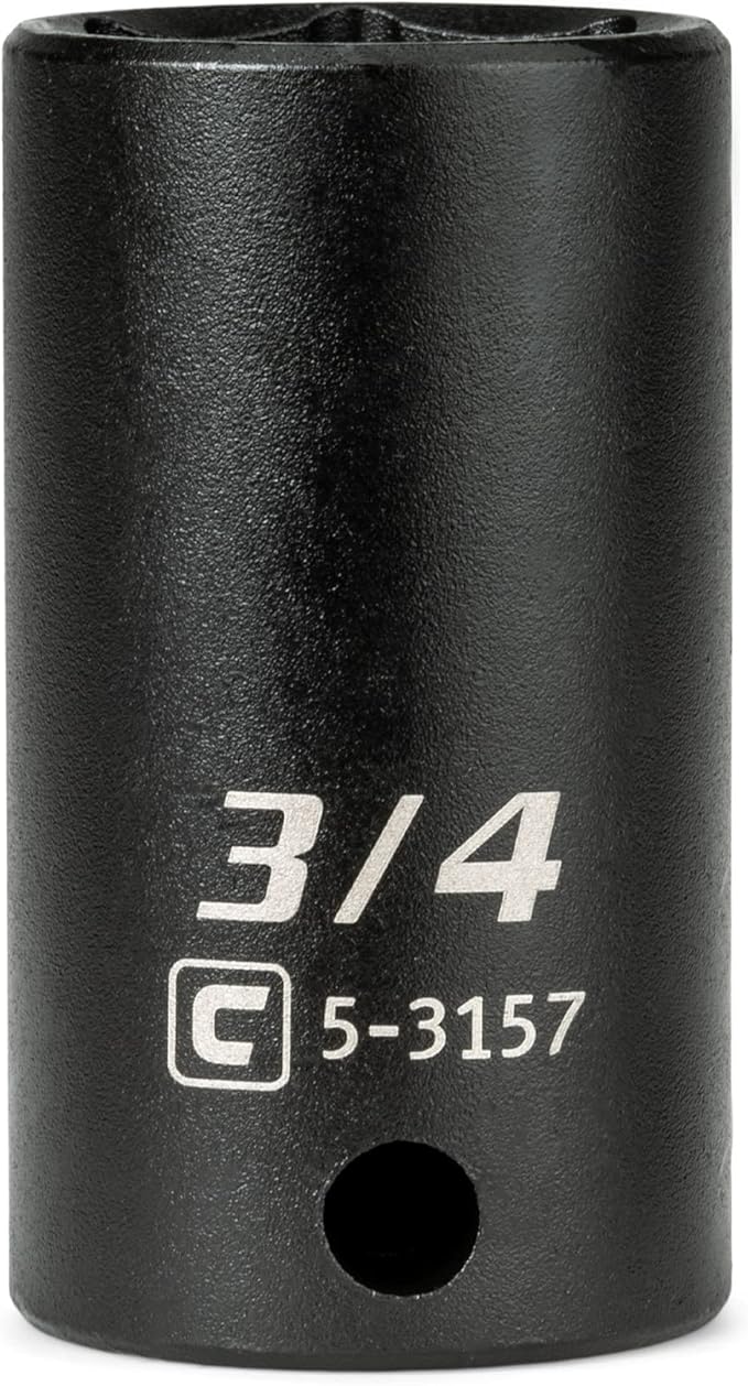 Capri Tools 3/8 in. Drive 3/4 in. Semi-Deep Impact Socket