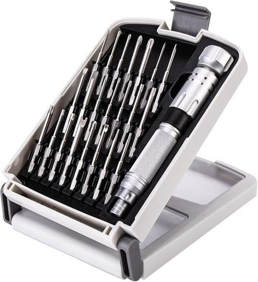 Small Precision Screwdriver Set for Electronics,22 in 1 Mini Screwdriver Set with 22 S2 Magnetic Screw Driver Bits and Extendable Handle,Repair Kit for Eyeglass Computer Laptop Watch Jewelers