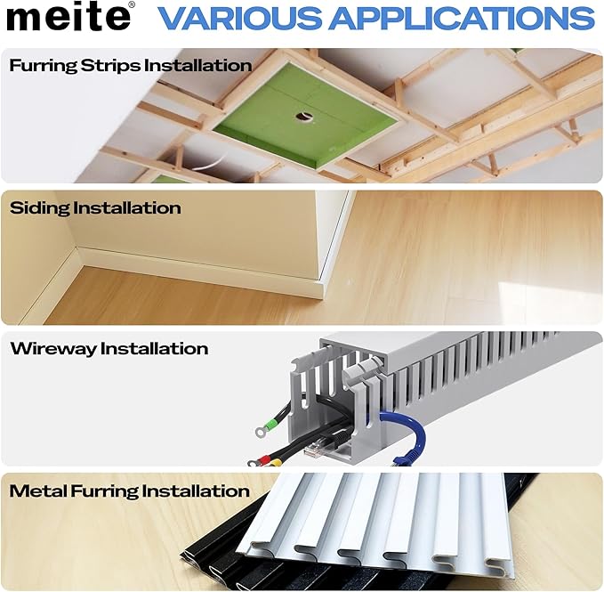 meite ST64E Concrete Nail Gun Heavy Duty Pneumatic Concrete T-Nailer Gun for Plywood/Decking/Furring, 100PCS Magazine, Accepts 3/4'' to 2-1/2''