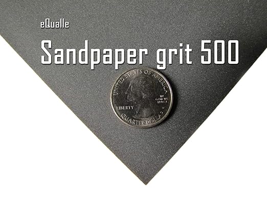 500 Grit Sandpaper Sheets 100 Pack 9x11 in Bulk Sandpaper Multi-Surface Precision Sanding Wood Metal Paint Removal Rust Removal Lija Al Agua Woodworking Surface Preparation