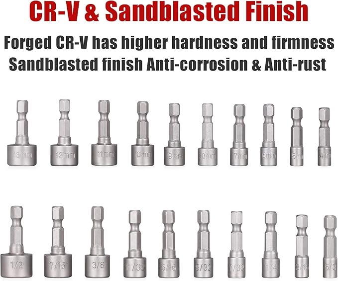 214-Piece Screwdriver Bit Set S2 Steel Drill bit set Power Bit Set with Security Bits