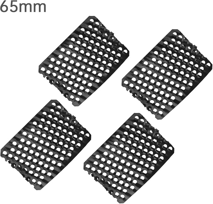 2-1/2" Curved Flat Standard Cut Replacement Blade, 4 Pack Steel Shaver Cheesegrater Rasp for Surform Pocket Plane, Dent Repairs, Wood Fiberglass, Shaping Curved Surfaces Hand Plane Scraper