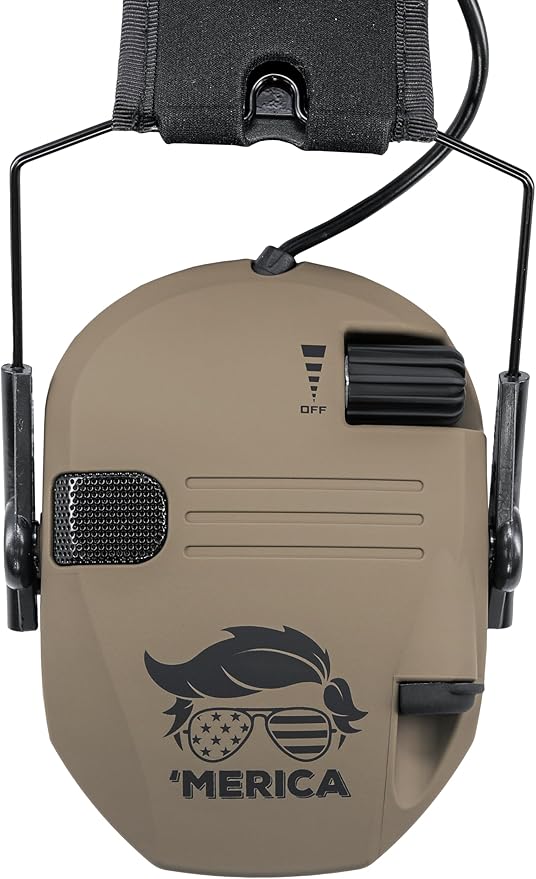 Walker's Razor Slim Ultra Low Profile Compact Design Adjustable Range Shooting Hunting Hearing Protection Electronic Earmuffs
