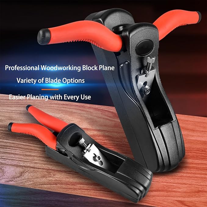 Chamfer Plane with Auxiliary Locator, Woodworking Hand Planer for Quick Edge Planing and Corner Trimming, Wood Planer for Professional Woodworkers, DIY Home Improvement & Carpenter Tools
