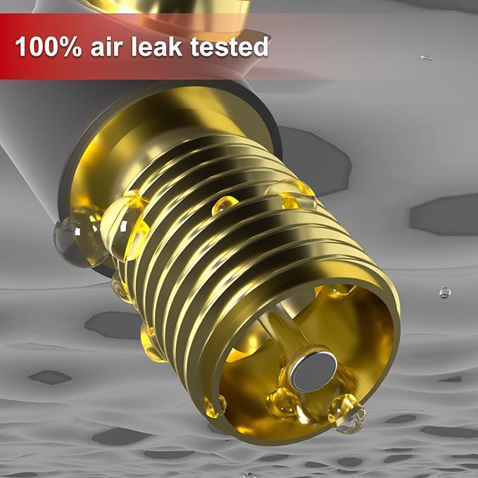 SUNSOUL TR600HP High Pressure Brass Stem EPDM Rubber Snap-in Tire Valves, Fit for 0.453 inch 11.5mm Rim Holes and for Most of Pick-up, Heavy-Duty Vehicles, Pack of 5pcs Valves