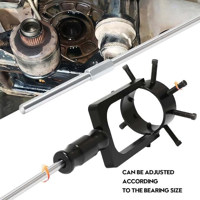3 inch CV Axle Shaft Puller Tool Kit 竊똗TV/ATV CV Axle Removal Tool竊똇eavy Duty Axle Puller with Slide Hammer for Cars, Trucks, ATV & UTV - CV Joint & Driveshaft Removal Tool Set