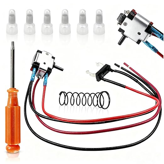 291632001 Genuine Wiring Harness OME Part for Ryobi 18V Cordless Leaf Blower Switch for P2108 RIDGID Troy-BILT Echo Powerstroke Workforce BLACKMAX Blower Replaces Parts (18, Volts)