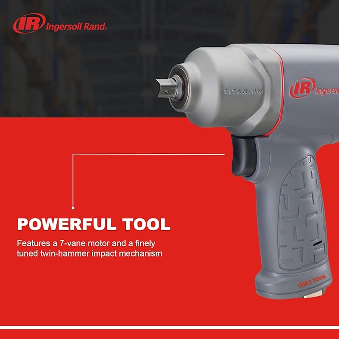 Ingersoll Rand 2115PTiMAX 3/8" Pin Type, Industrial-Grade Impact Wrench