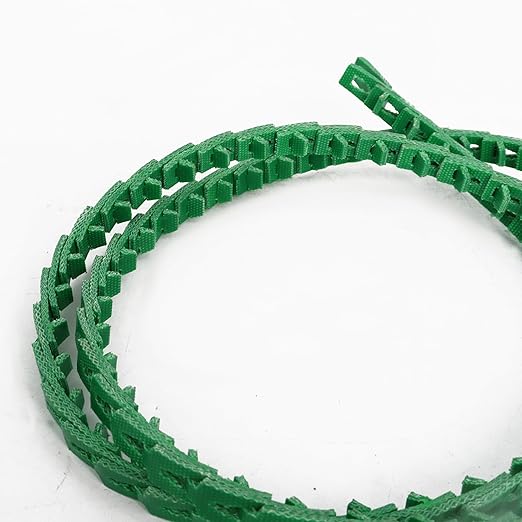10 FT Power Twist V Belt,1/2-Inch x 10 Feet A Type.V Belt Adjustable Link V-Belts- A/4L Type A Link Belt for Table Saw/Wood Lathe/Drill Presses Green