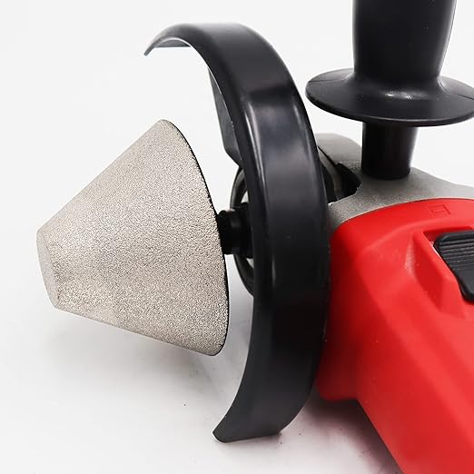 DT-DIATOOL Diamond Beveling Chamfer Bits for Granite Marble Tiles Existing Holes Enlarging Polishing Shaping Size of 27mm to 3-1/4 Inch