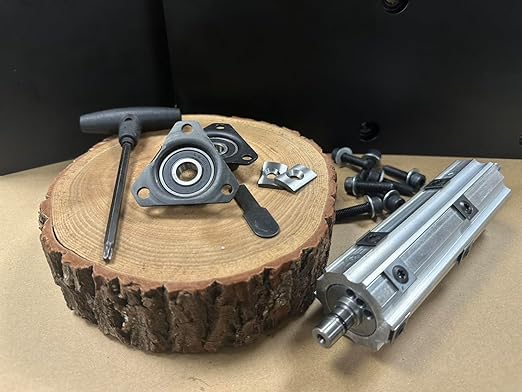 Cutech PS160H Retrofit Spiral Cutterhead Kit for 6" Benchtop Jointers. Fits JT160, PC160JT & CMEW020.