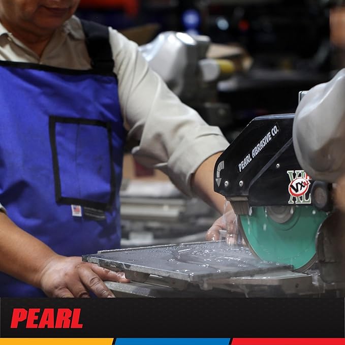 PEARL ABRASIVE CO. P4 Thin Mesh Turbo Porcelain Blade 5" 5/8"-20mm-7/8 4 Holes