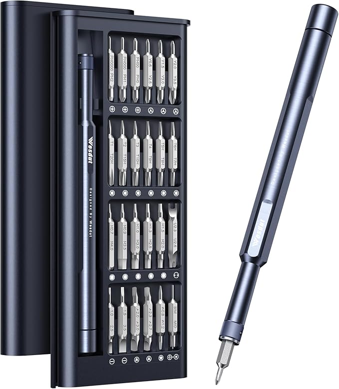49-in-1 Precision Screwdriver Set, [Super Durable] Magnetic Small Screw Driver, Tiny Torx with T2 T3 T4 T5 T6 T7 T8 T9 T10 T15, Mini Repair Tool Kit for Watch, Computer, Xbox, PS3, PS4, PS5, More
